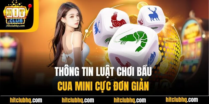 Thông tin luật chơi bầu cua mini cực đơn giản